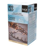 Clusterverlichting - 16 meter - warm wit - 800 lampjes - met afstandsbediening - Kerstverlichting