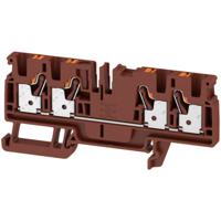Weidmüller 2534390000 Doorgangsklem 6.1 mm Spanveer Bruin 50 stuk(s)