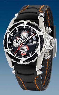 Horlogeband Festina F16272/C Rubber Zwart 22mm