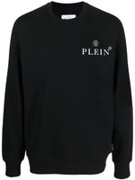 Philipp Plein sweat à plaque logo - Noir