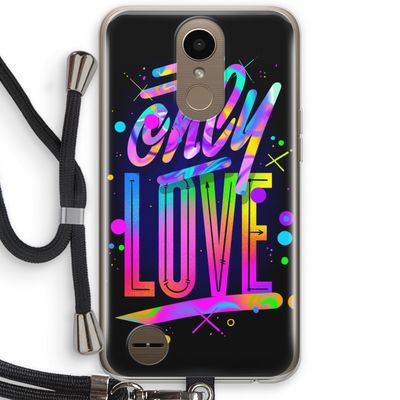 Only Love: LG K10 (2017) Transparant Hoesje met koord