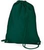Quadra QD17 Gymsac - Bottle Green - 31 x 40 cm