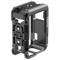 Ulanzi OA-14 metalen camera cage voor DJI Osmo Action 3 met cold shoe mount en 1/4" schroefgaten