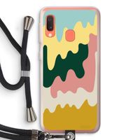 Baar B: Samsung Galaxy A20e Transparant Hoesje met koord