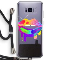 Lip Palette: Samsung Galaxy S8 Plus Transparant Hoesje met koord Lip Palette: Samsung Galaxy S8 Plus Transparant Hoesje met koord