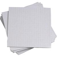3D foam pads, afm 5x5 mm, dikte 1 mm, 10x400 stuk/ 1 doos