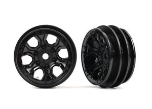 Traxxas - Wheels, 1.0 (black) (2) (TRX-9770)