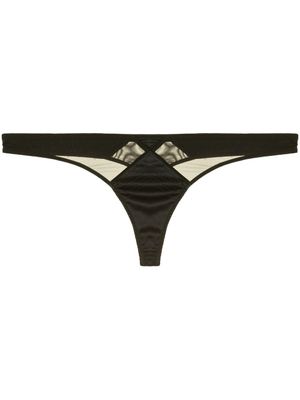 Fleur Du Mal string Top Stitch - Noir