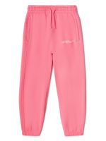 Off-White Kids pantalon de jogging Bookish à logo - Rose