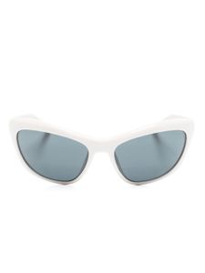 Chiara Ferragni lunettes de soleil à monture ovale - Blanc