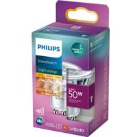 Philips LED spot GU10 230V 4,8-50W SceneSwitch blister - 5105324