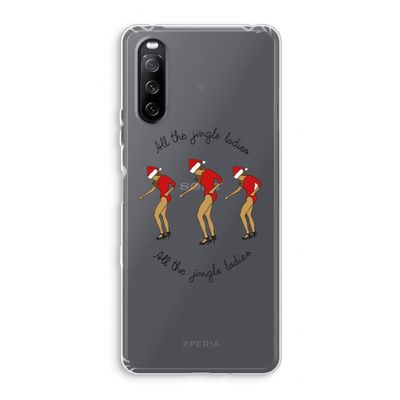 Jingle Ladies: Sony Xperia 10 III Transparant Hoesje