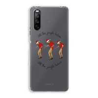 Jingle Ladies: Sony Xperia 10 III Transparant Hoesje