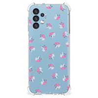 Doorzichtige Silicone Hoesje voor Samsung Galaxy A13 (4G) Unicorns