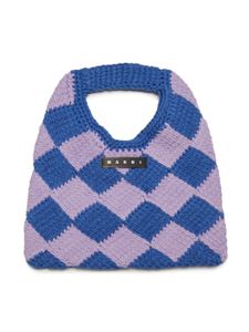 Marni Kids sac à patch logo - Violet