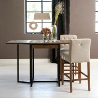 Rivièra Maison Uitschuifbare Bartafel 'Shelter Island' 74-122-170 x 95cm