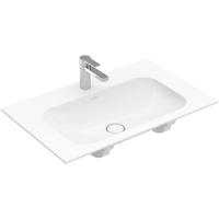 Villeroy & Boch Finion meubelwastafel 1 kraangat 80x50cm ceramic+ zonder overloop wit 416481R1