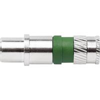 Coax-IEC-koppeling compressie