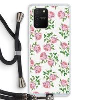 Kleine roosjes: Samsung Galaxy S10 Lite Transparant Hoesje met koord