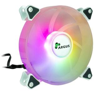 Inter-Tech Argus RS061 PC-ventilator Grijs (b x h x d) 120 x 120 x 25 mm Incl. LED-verlichting