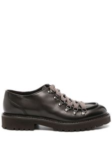 Doucal's leather lace-up shoes - Marron