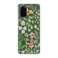 Botanical green sweet flower heaven: Volledig geprint Samsung Galaxy S20 Plus Hoesje