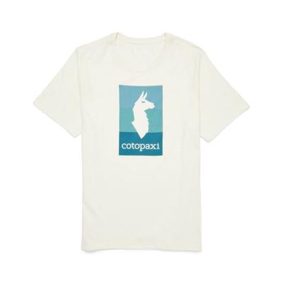 Cotopaxi Llama Block T-shirt Heren Bone M