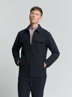 No- Excess Overshirt Full Zipper Stretch Sedoc Overshirt 078 Night