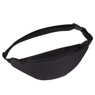 Heuptasje - zwart - 35 x 15 cm - festivaltasjes- Fanny pack - polyester - verstelbaar - buideltasje