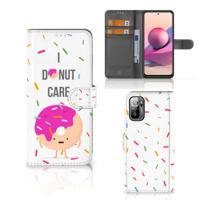Xiaomi Redmi Note 10/10T 5G | Poco M3 Pro | Book Cover | Donut Roze
