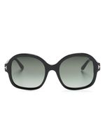 TOM FORD Eyewear lunettes de soleil oversize Hanley à monture carrée - Noir