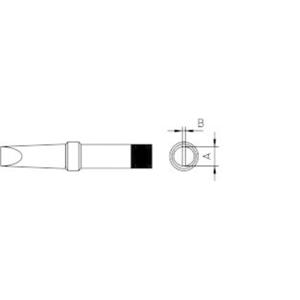 Weller 4PTH6-1 Soldeerpunt Platte vorm Grootte soldeerpunt 0.8 mm Inhoud: 1 stuk(s)