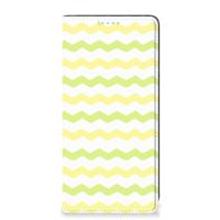 Samsung Galaxy A21s | Hoesje met Magneet | Waves Yellow