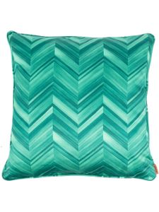 Missoni Home coussin à motif zigzag - Vert