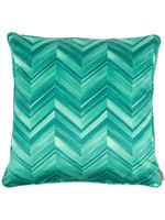 Missoni Home coussin à motif zigzag - Vert - thumbnail