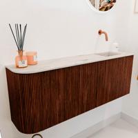 Toiletmeubel Mondiaz Joya Dlux | 111.6 cm | Meubelkleur Ruby | Faye wastafel Nata Wasbak Rechts | Zonder kraangat(en) Toiletmeubel Mondiaz Joya Dlux | 111.6 cm | Meubelkleur Ruby | Faye wastafel Nata Wasbak Rechts | Zonder kraangat(en)