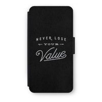 Never lose your value: iPhone 7 Plus Flip Hoesje