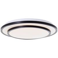 Brilliant Zwarte plafondlampLuciano Ø 34cm - G80563A76