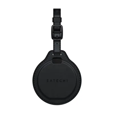 Satechi FindAll vegan-lederen baggage tag met FindMy - Black