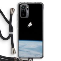 Alone in Space: Xiaomi Redmi Note 10 Pro Transparant Hoesje met koord