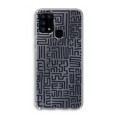 Moroccan Print: Samsung Galaxy M31 Transparant Hoesje