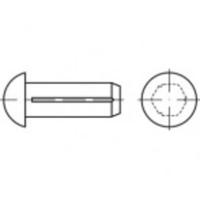 TOOLCRAFT TO-5378976 Halfronde kerfnagel 2 mm RVS A2 100 stuk(s)