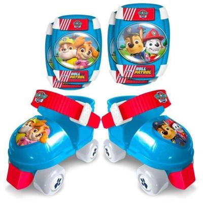 Rolschaatsen en elleboog-/kniebeschermers set - verstelbaar van 23 tot 27 - PAT PATROUILLE - PA450035