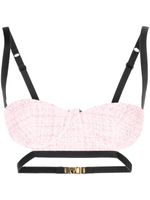 GCDS soutien-gorge en tweed - Rose - thumbnail