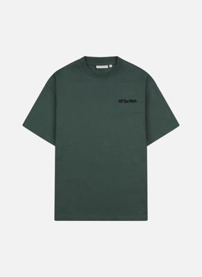 Off The Pitch Wardrobe Essentials T-Shirt Heren Donkergroen - Maat L - Kleur: Donkergroen | Soccerfanshop