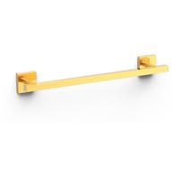 Handdoek houder Cuadro | Wandmontage | 40 cm | Enkel houder | 24k Goud glans