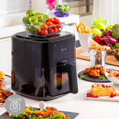 Luchtfriteuse met mand InnovaGoods Fryinn Balance 5000 Zwart 1500 W 5 L Roestvrij staal
