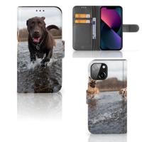 iPhone 13 Mini | Telefoonhoesje | Met pasjeshouder | Honden Labrador