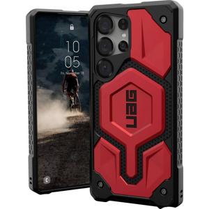 Urban Armor Gear Monarch Pro Outdoor telefoonhoes Samsung Galaxy S25 Ultra Rood Inductieve lading, Stootbestendig