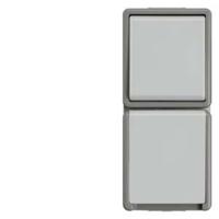 Siemens 5TA4816 Wandcontactdoos met randaarde Delta Grijs Schakelmateriaal 1 stuk(s)